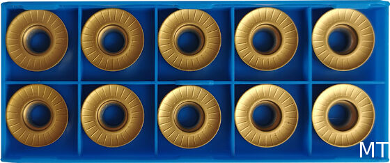 Yellow Round Carbide Inserts Milling Cutting Insert RCGT10T3MO-LH