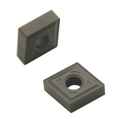 Black CNC Blade Square Carbide Inserts For Steel Finishing CNMG120404-FV