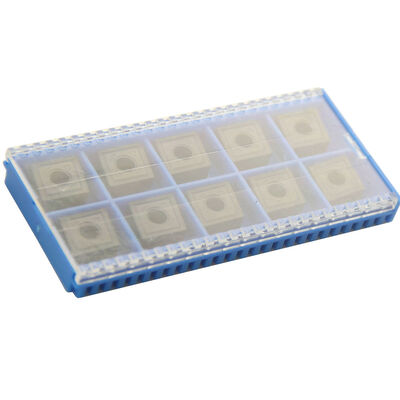 Black CNC Blade Square Carbide Inserts For Steel Finishing CNMG120404-FV